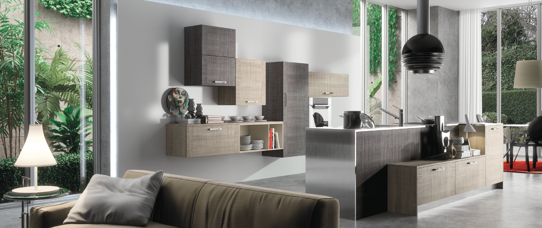 Belle cuisine contemporaine emma sur mesure / design, haut de ...