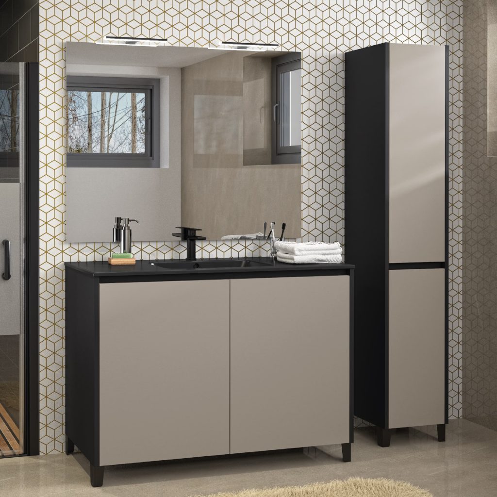 Salle de bains tendance I Cuisines Morel Fabricant français