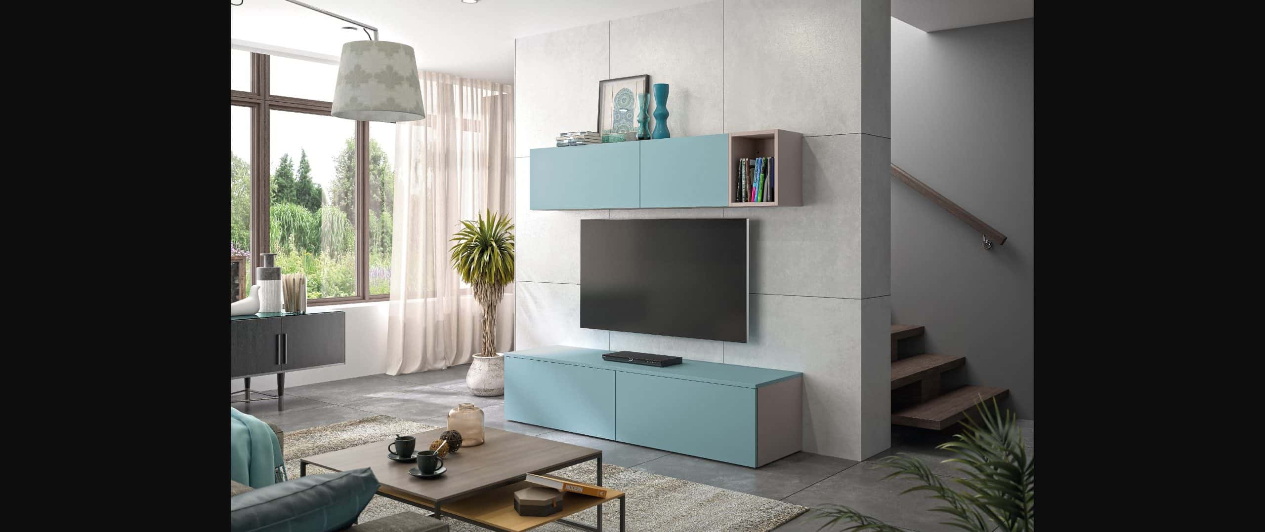 living zaho moderne tendance bleu