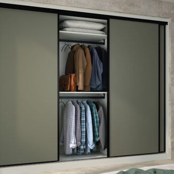 dressing zaho chambre moderne vert olive