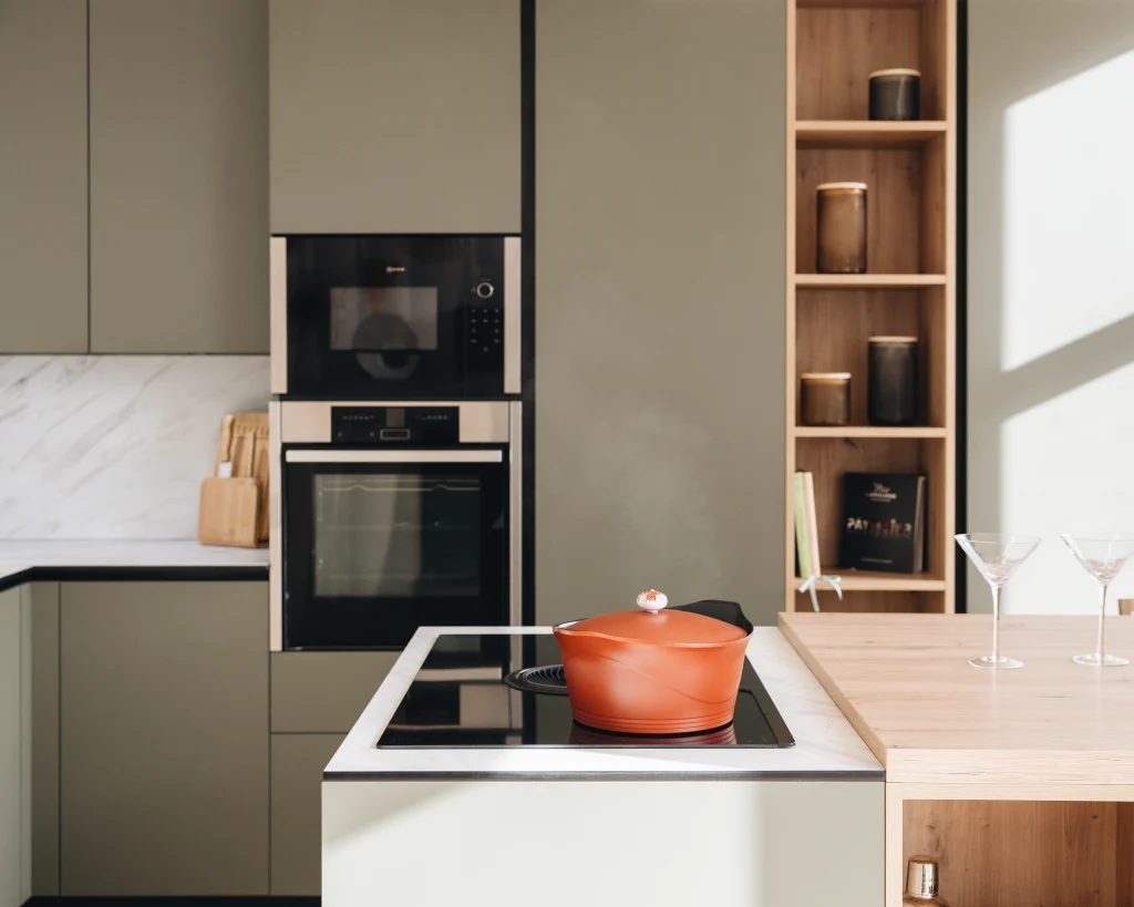 Cuisine Morel avec plan de travail de travail stratifié compact
